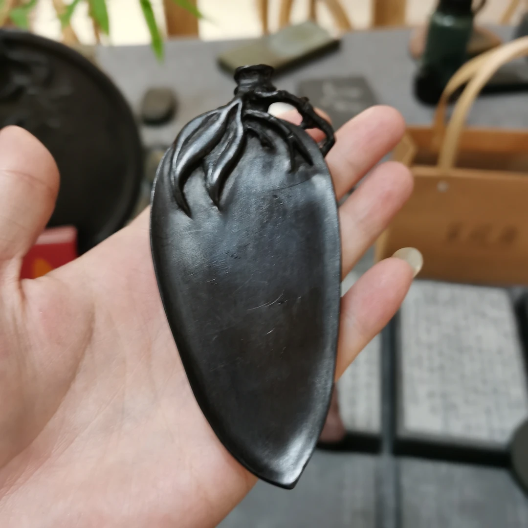 合川峡砚仿竹叶砚