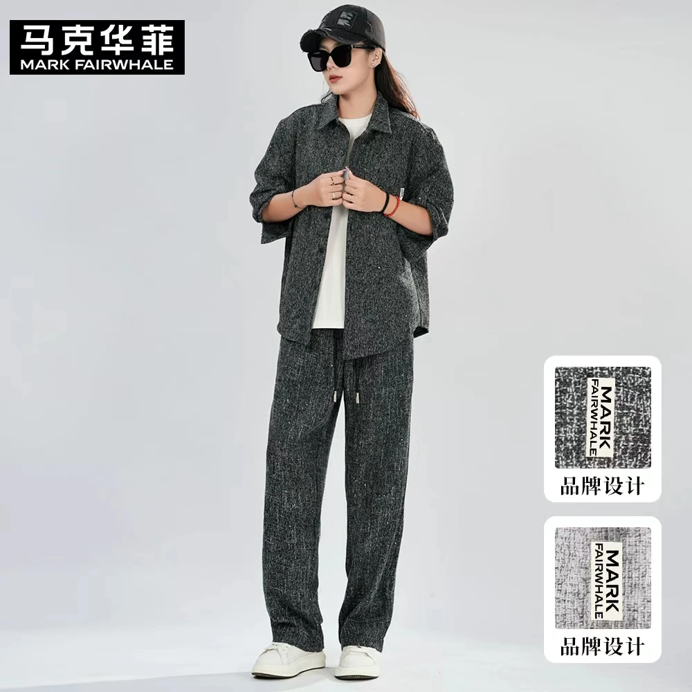 MARK FAIRWHALE/马克华菲男装款爆款2025新款长袖两件套套装