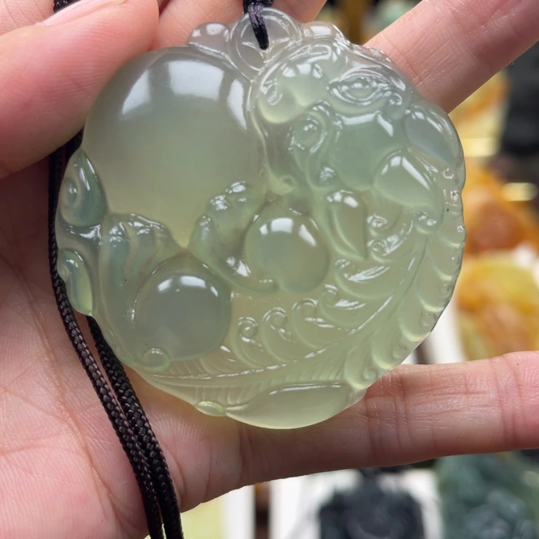 岫玉未镶嵌挂件挂件