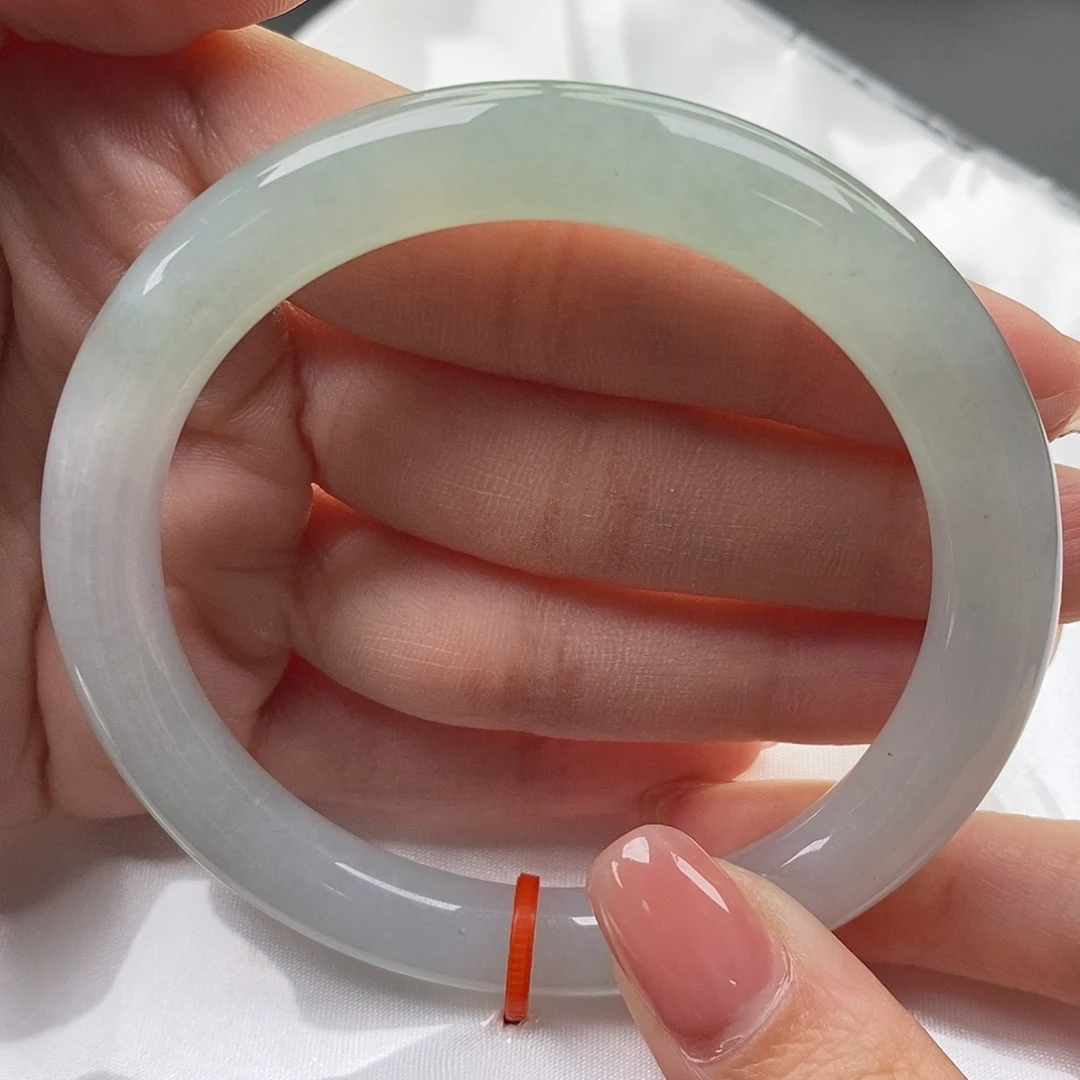 翡翠未镶嵌手镯缅甸天然A货翡翠 58