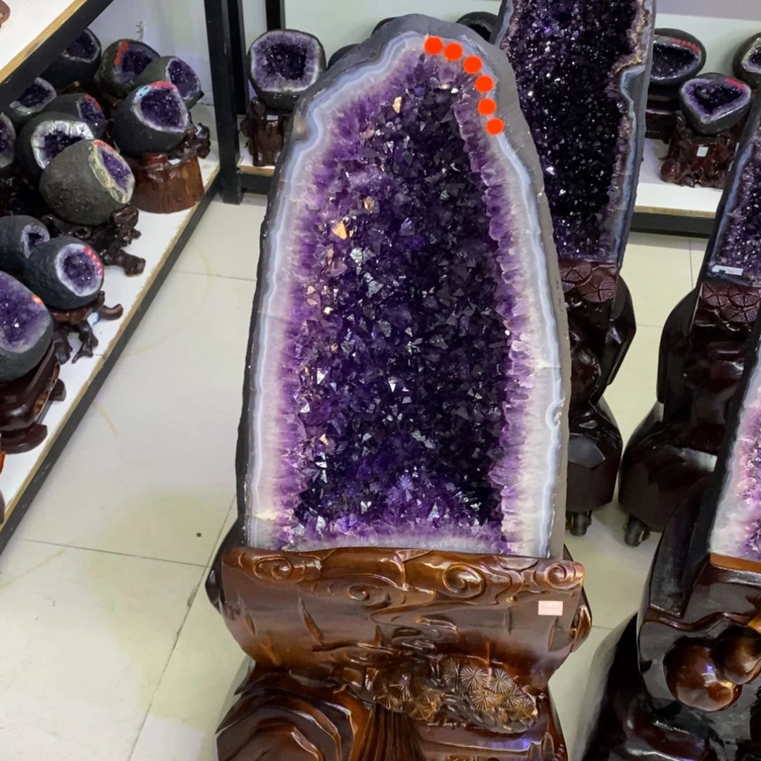 水晶摆件婷未镶嵌