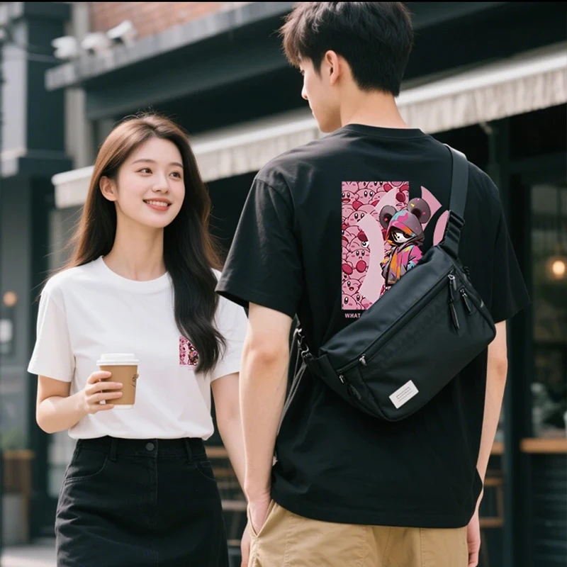 【SOLO】夏季230g重磅纯棉男女休闲T恤潮牌印花ins风宽松半袖情侣款