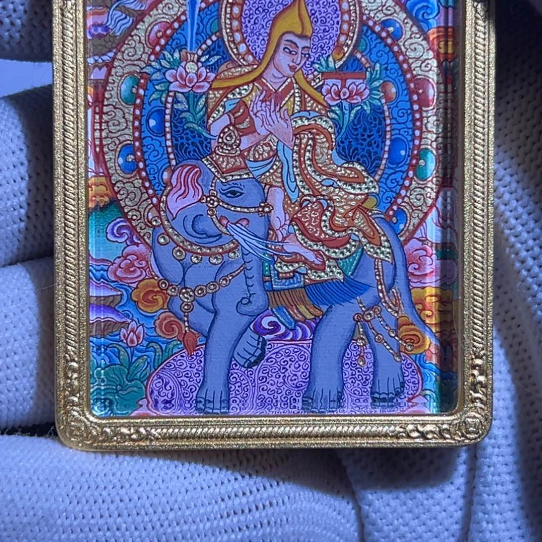 吊坠纯手绘宗喀巴大师