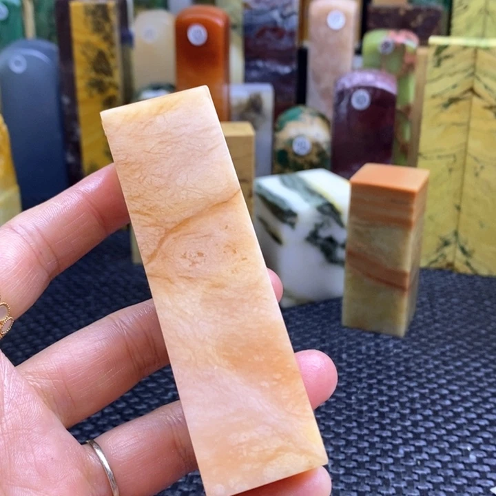 南美石迷**王青田石印章石
