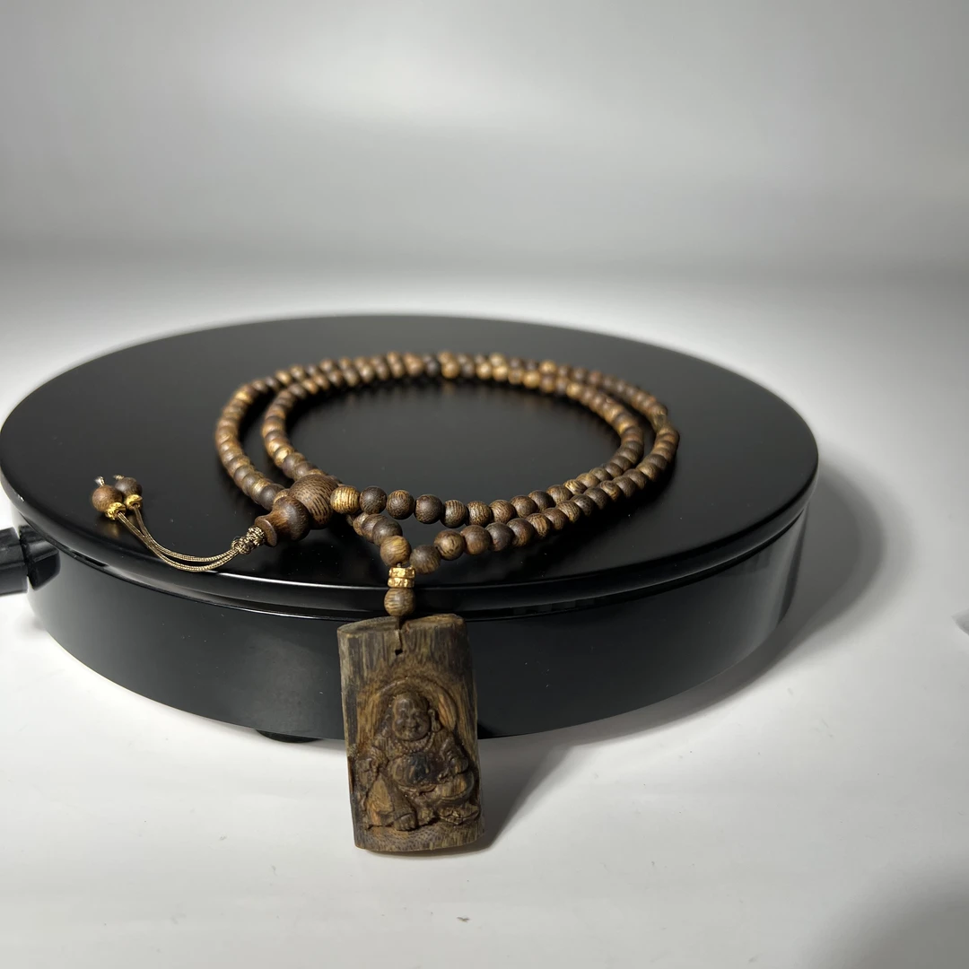 【老香厂】流油王5mm棋楠+挂牌多圈长串（多样性发一）