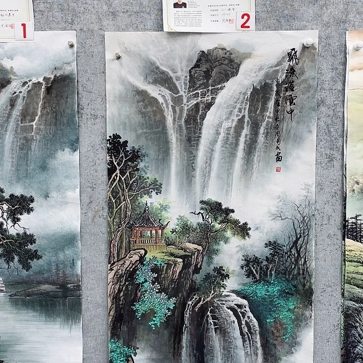 国画正*绘画作品周国民画芯