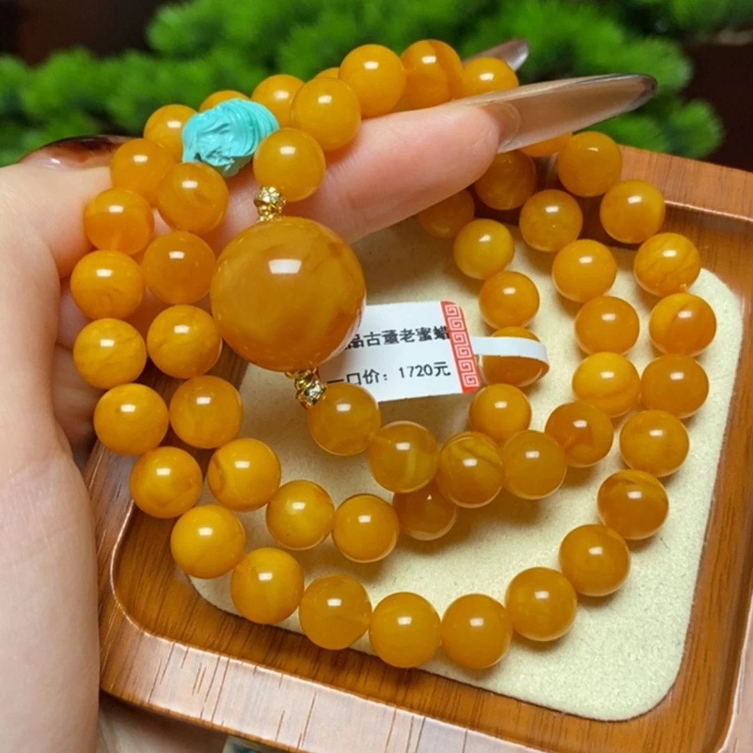 【闪购商品】蜜蜡颈饰未镶嵌手串
