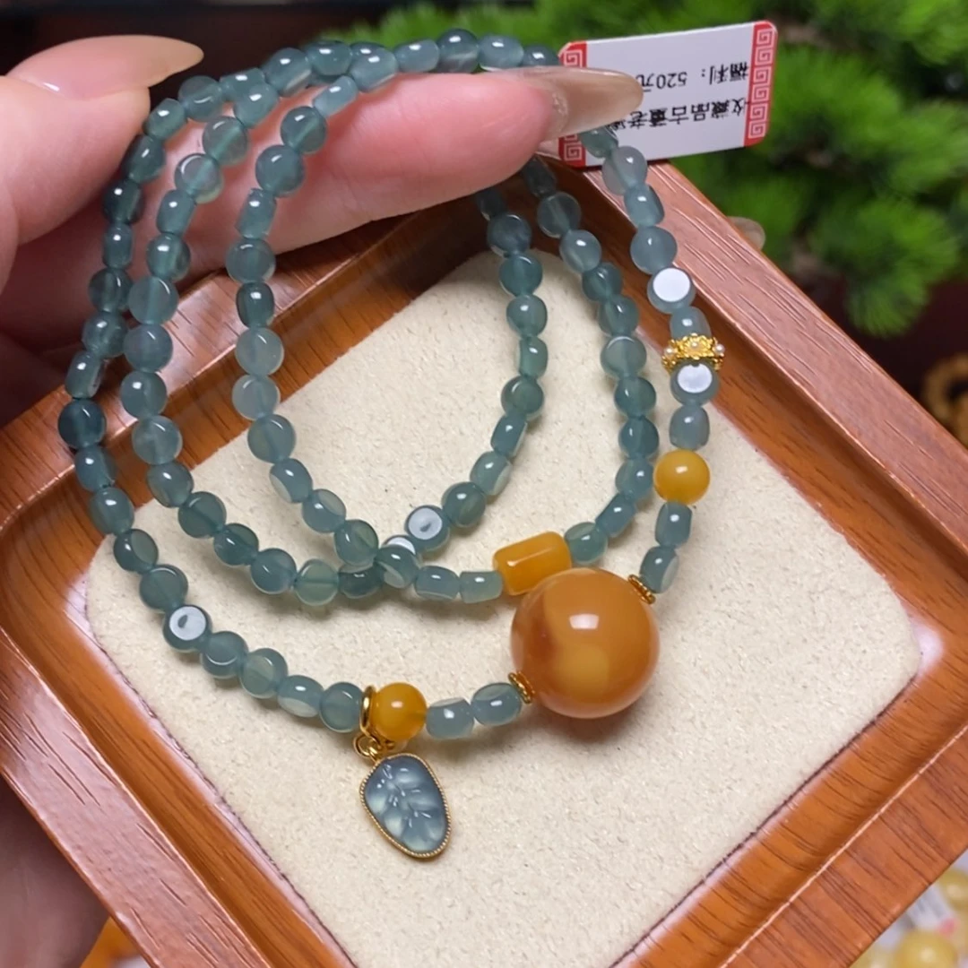 【闪购商品】未镶嵌蜜蜡手链手串