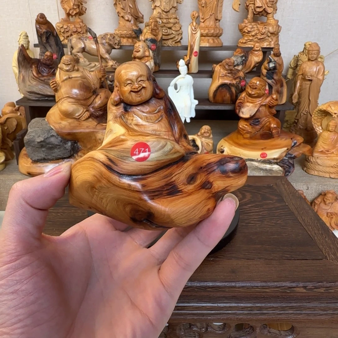 崖柏小木匠艺雕一物一拍