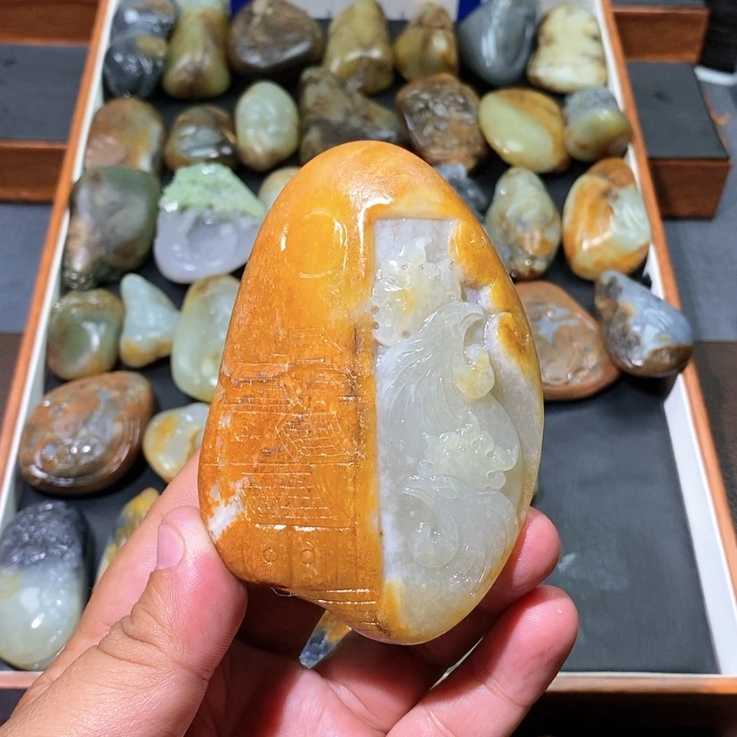 【闪购商品】和田玉未镶嵌颈饰抖**玩