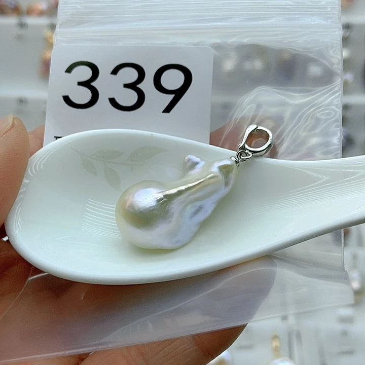 淡水珍珠颈饰银S925镶嵌