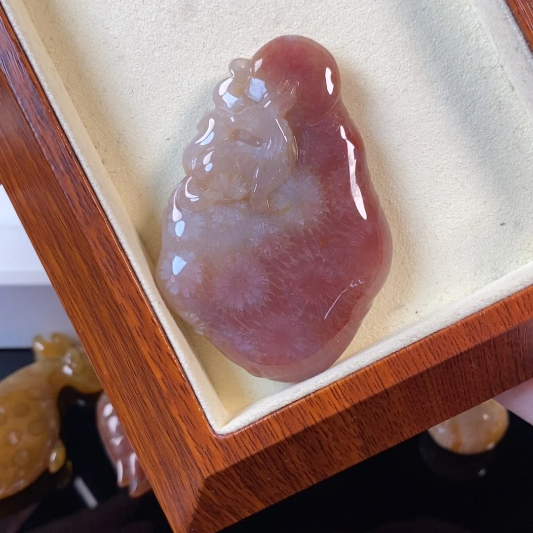 硅化珊瑚（珊瑚玉）未镶嵌颈饰800