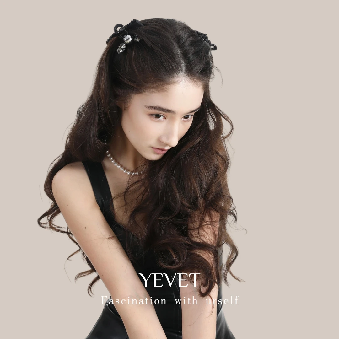 YEVET亮片镶钻发夹抓夹气质百搭珠宝刘海夹轻奢可爱小众简约