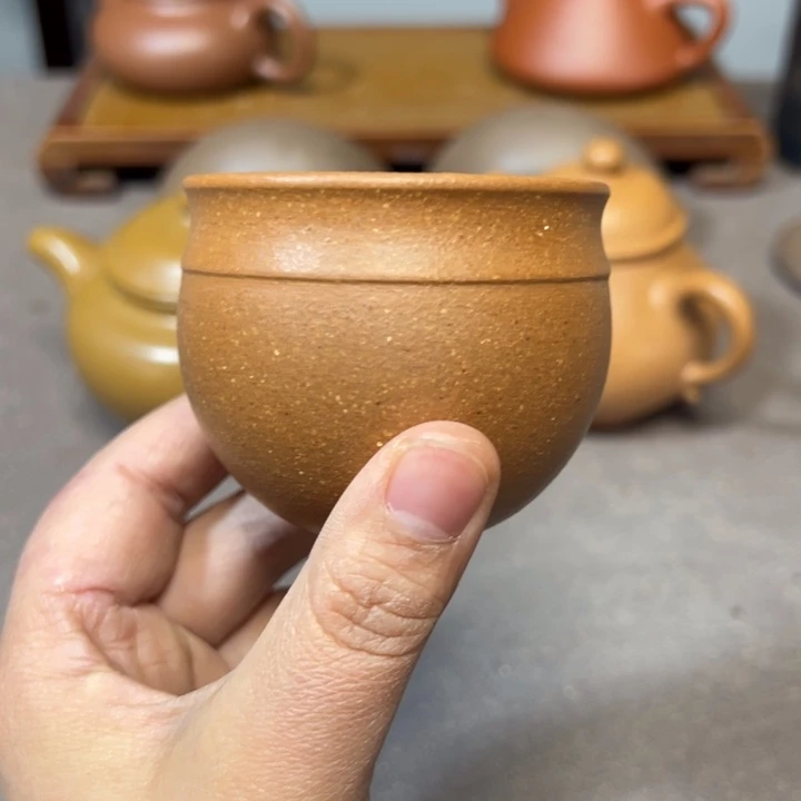 茶壶紫砂黄金段主人杯50