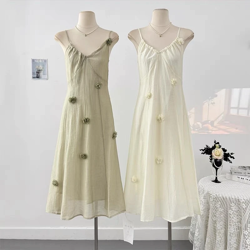 （觅柚直播间扣号专属）韩系气质辣妹性感夏季御姐少女甜美