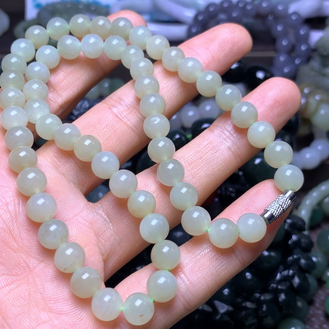 和田玉未镶嵌手串