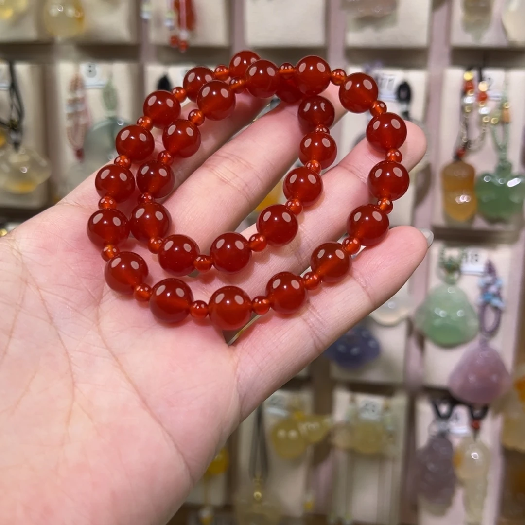 W***）玛瑙/玉髓未镶嵌吊坠(赠链)