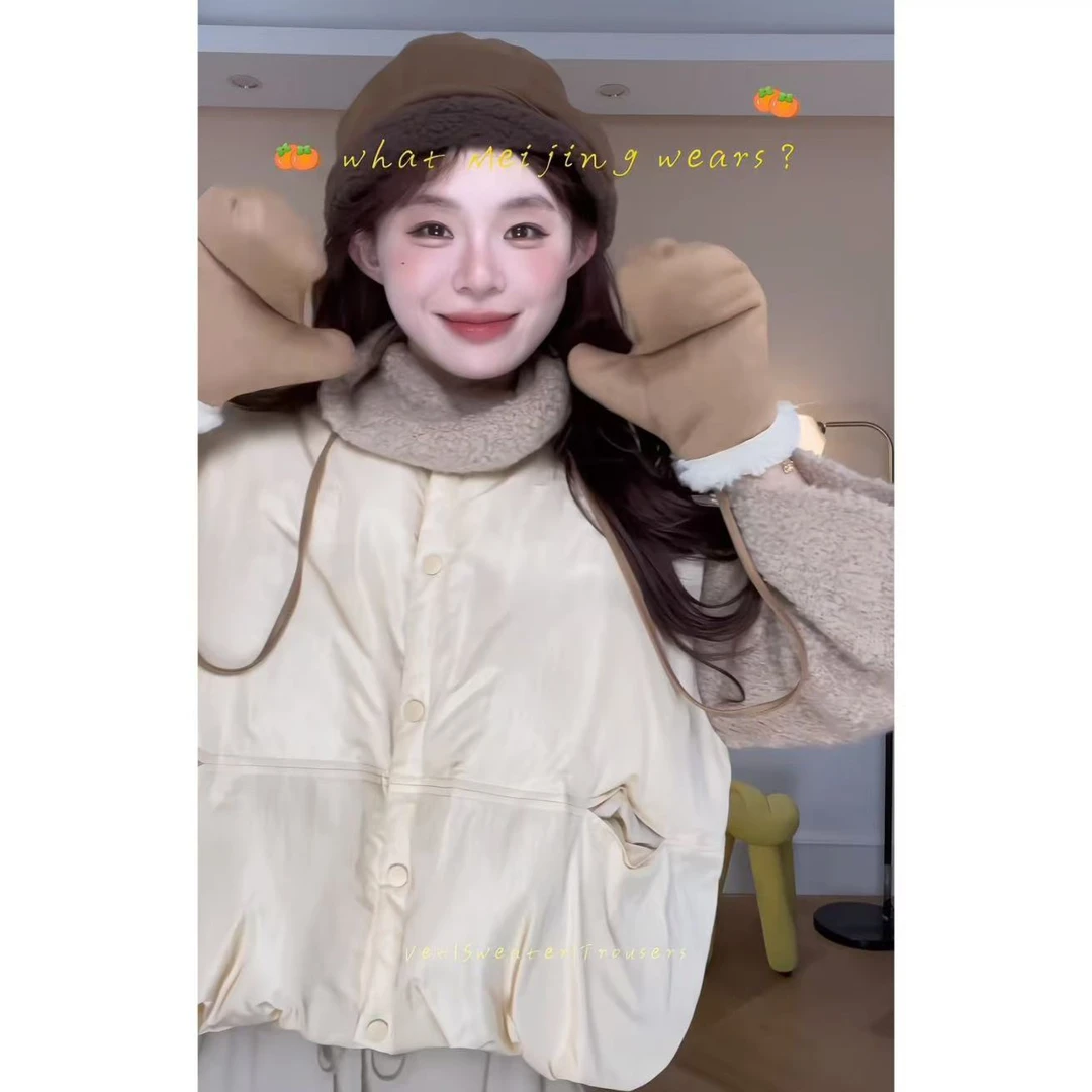 美静 奶驼色毛衣XMZH5123