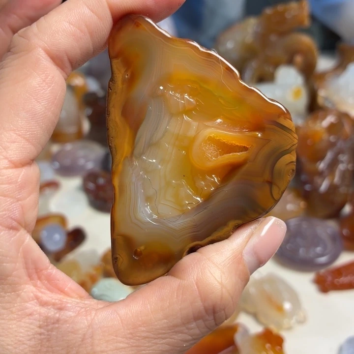 玛瑙/玉髓未镶嵌吊坠(不含链)