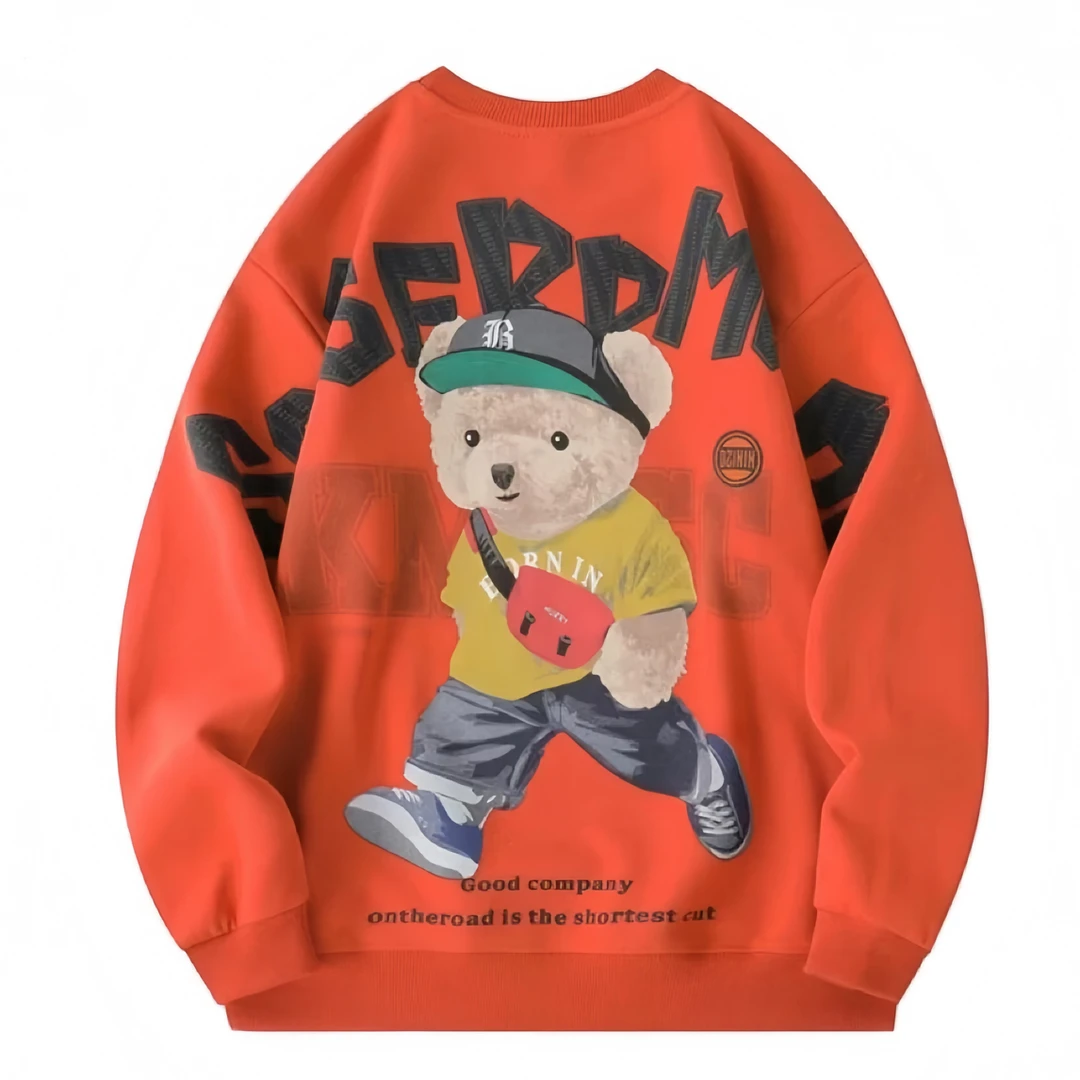 时尚秋冬季新款男士高级潮牌卫衣长袖T恤男装帅气休闲上衣打底衫