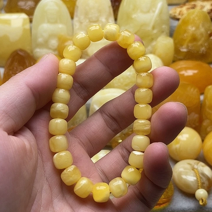 琥珀颈饰未镶嵌琥珀蜜蜡吊坠