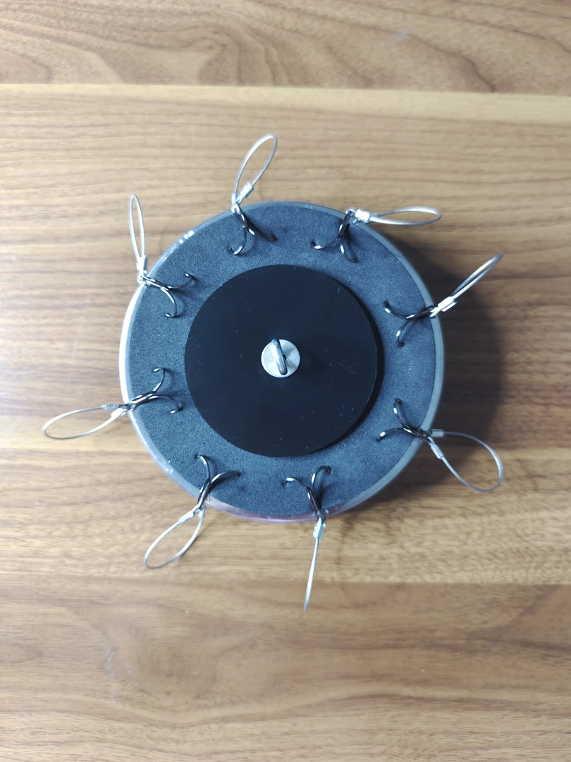 正口血滴子免挂底钓鱼盘赤眼鳟克星红眼神器挂鸡肠三本红钩浮钓款