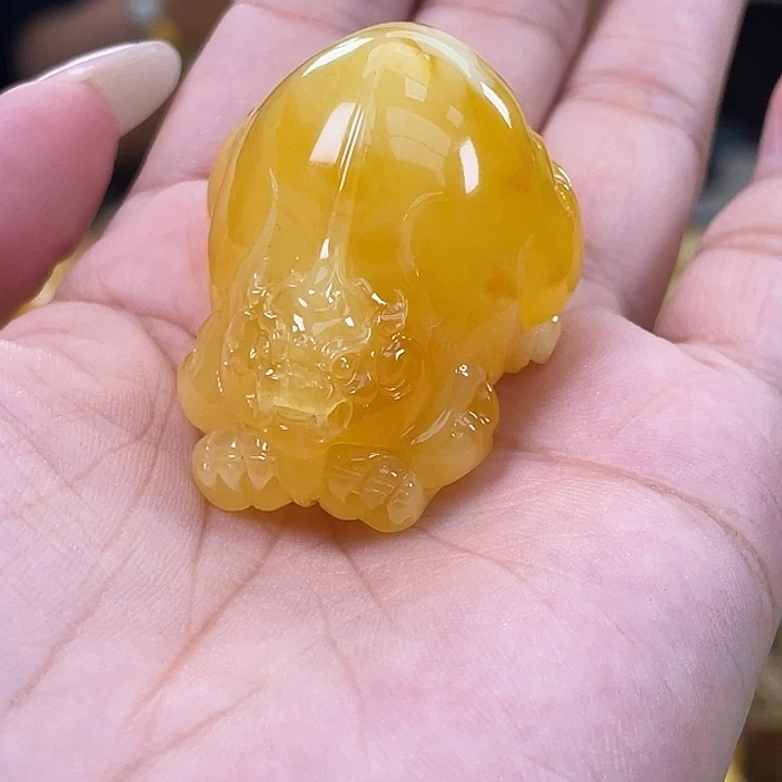 琥珀未镶嵌珠宝奇石琥珀h56