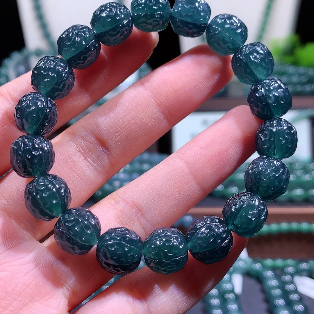 翡翠未镶嵌手链天然a货翡翠手串11
