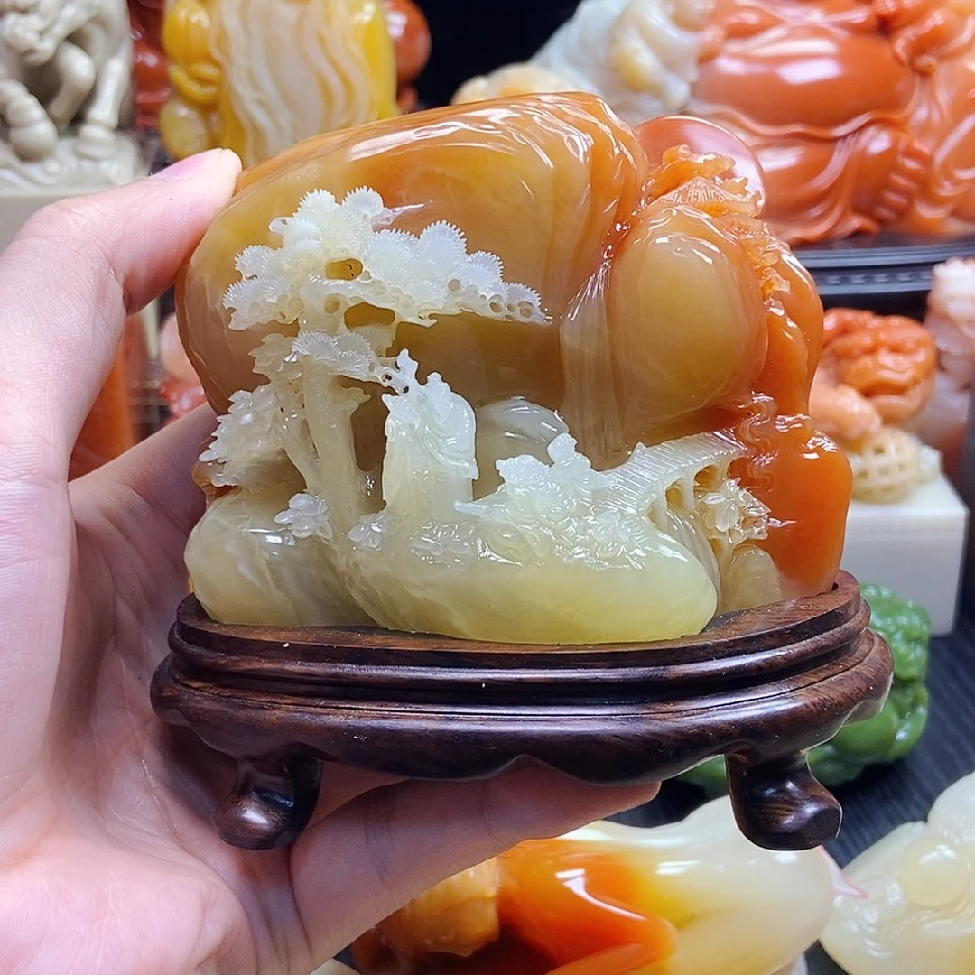 寿山石八方来财……