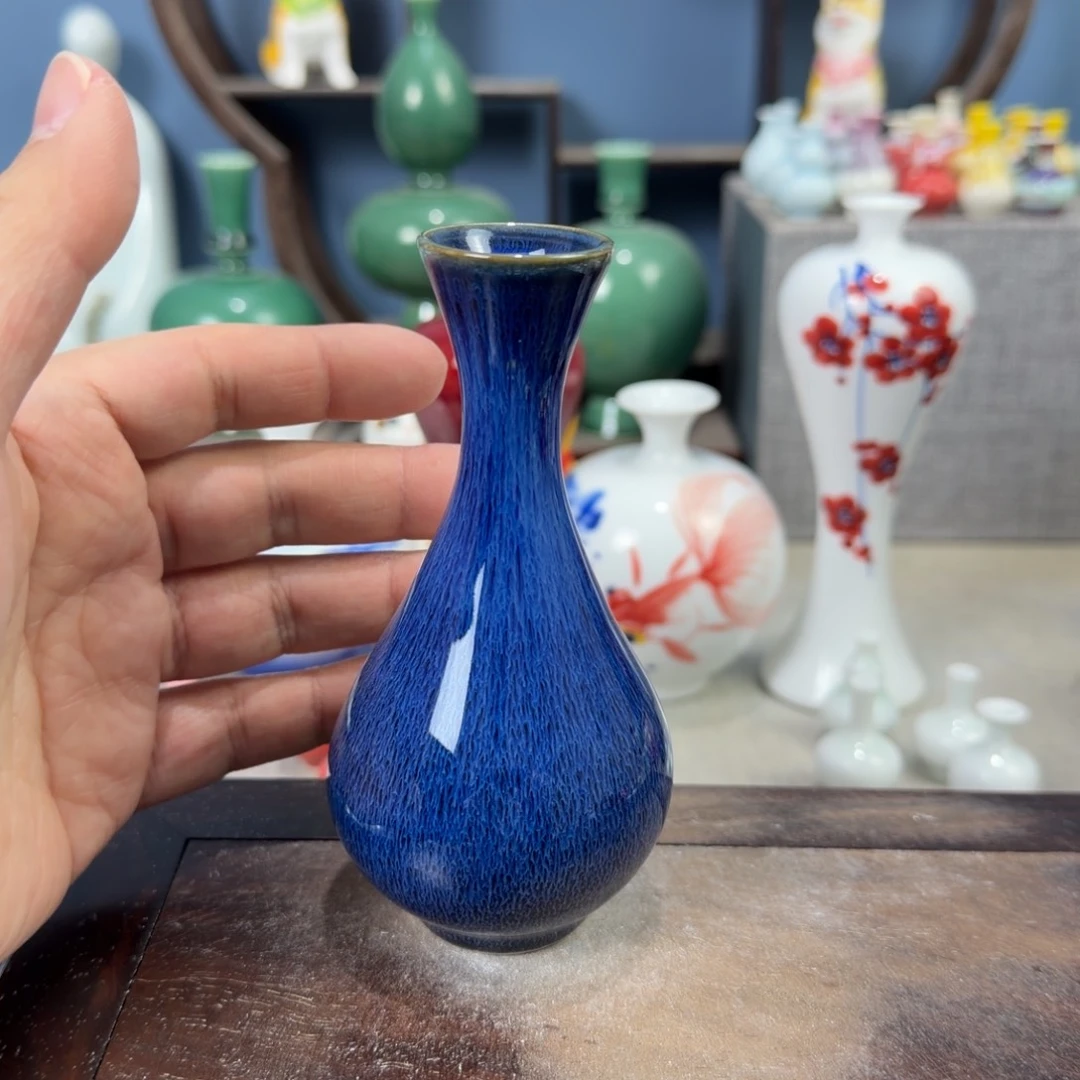 陶瓷手工小花器摆件