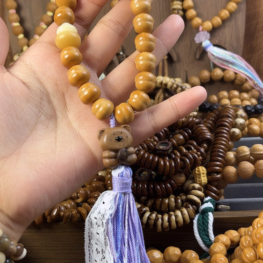 猴头核桃吊坠天然猴头核桃手串手持手捻标题