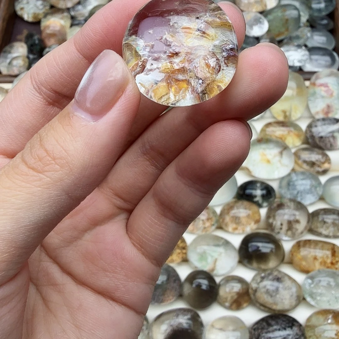 路***9珠宝半成品未镶嵌水晶