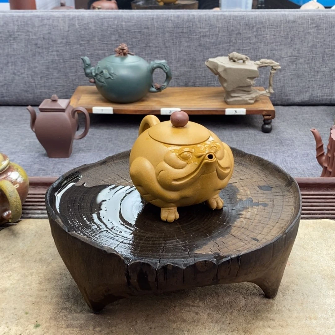 紫砂茶壶200容量艺术