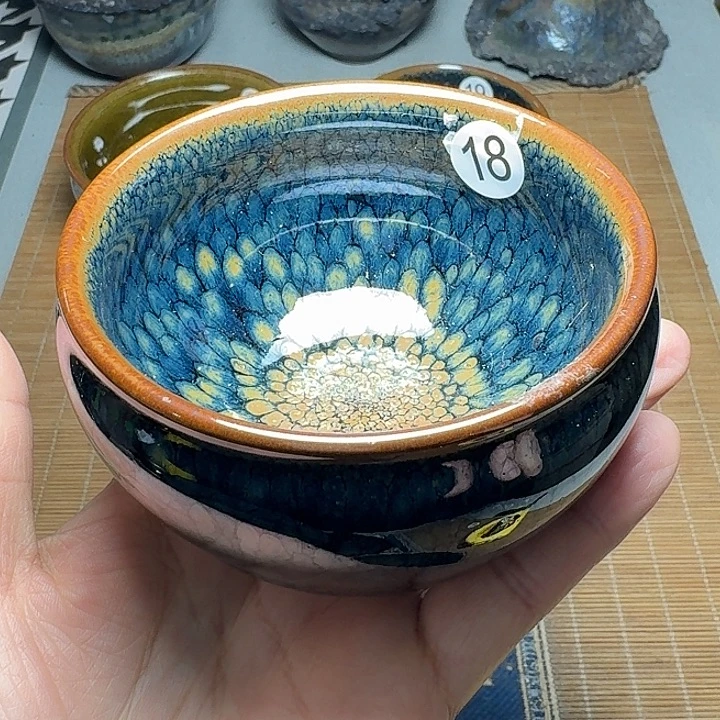 茶盏18 坚记茶盏摆件