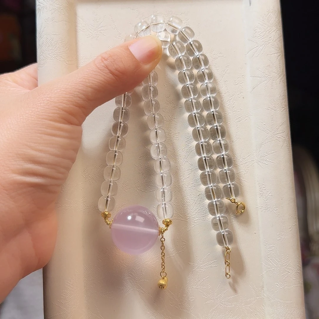 手链18K金镶嵌水晶