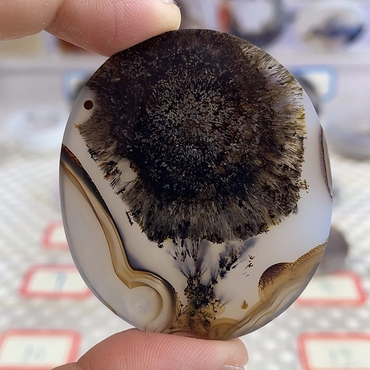 玛瑙/玉髓合金颈饰