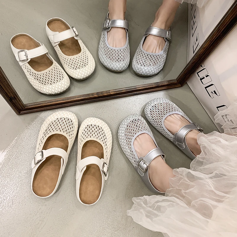 B00-B99编码下单夏季欧若风时尚百搭玛丽珍单鞋凉鞋(偶有微瑕)