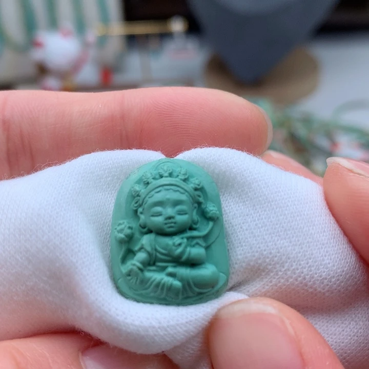 绿松石绿松石配饰未镶嵌