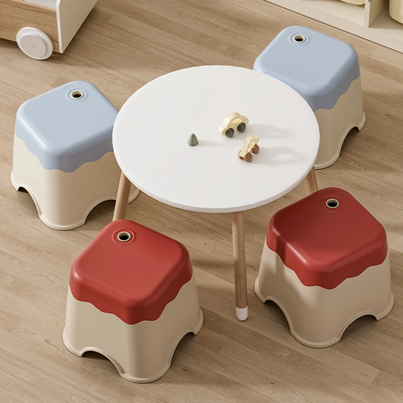 家用宝宝小凳子防滑浴室椅塑料小板凳儿童矮凳客厅大人小孩防滑凳