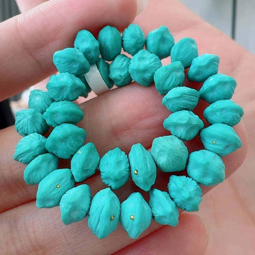 未镶嵌绿松石珠宝奇石