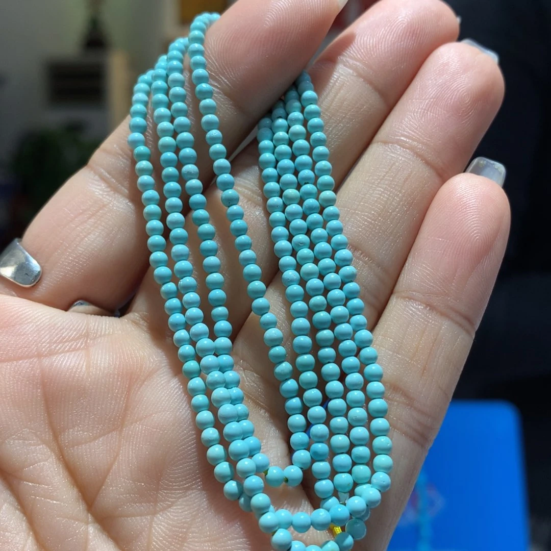 未镶嵌绿松石长链