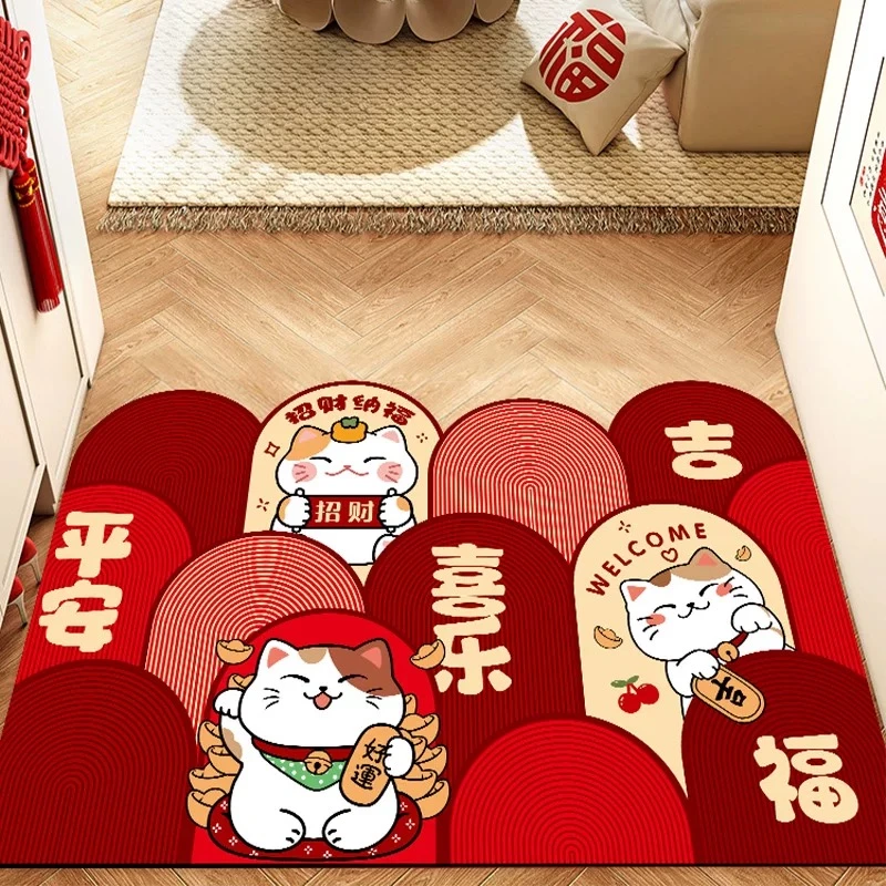 山海-435【100x120】硅藻泥入户门地垫玄关脚垫家用防滑耐脏垫