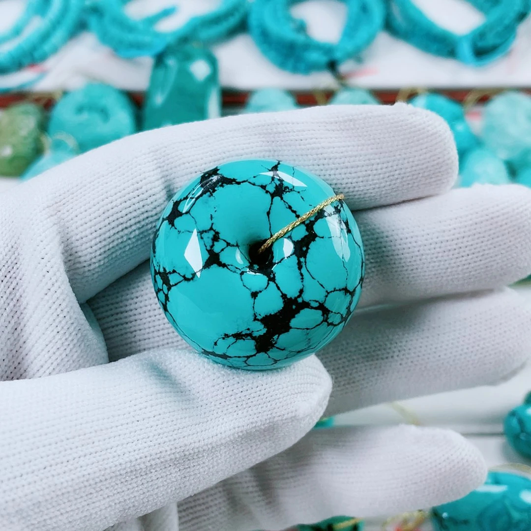 绿松石未镶嵌车挂