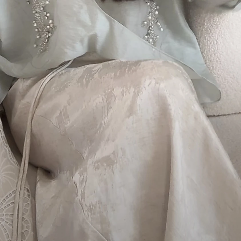 鱼er【格调时光】设计师高定/天丝亚麻肌理感百搭夏季半裙半身裙