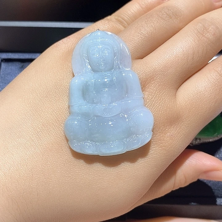 翡翠未镶嵌颈饰翡翠挂件