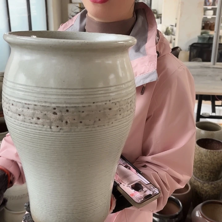 瑕疵高31口20花盆