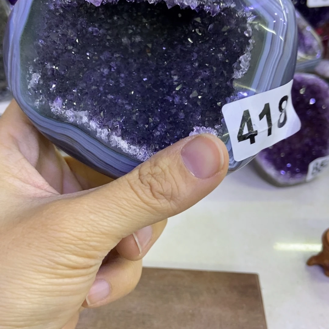 妲***己紫晶未镶嵌大型摆件（非配饰）