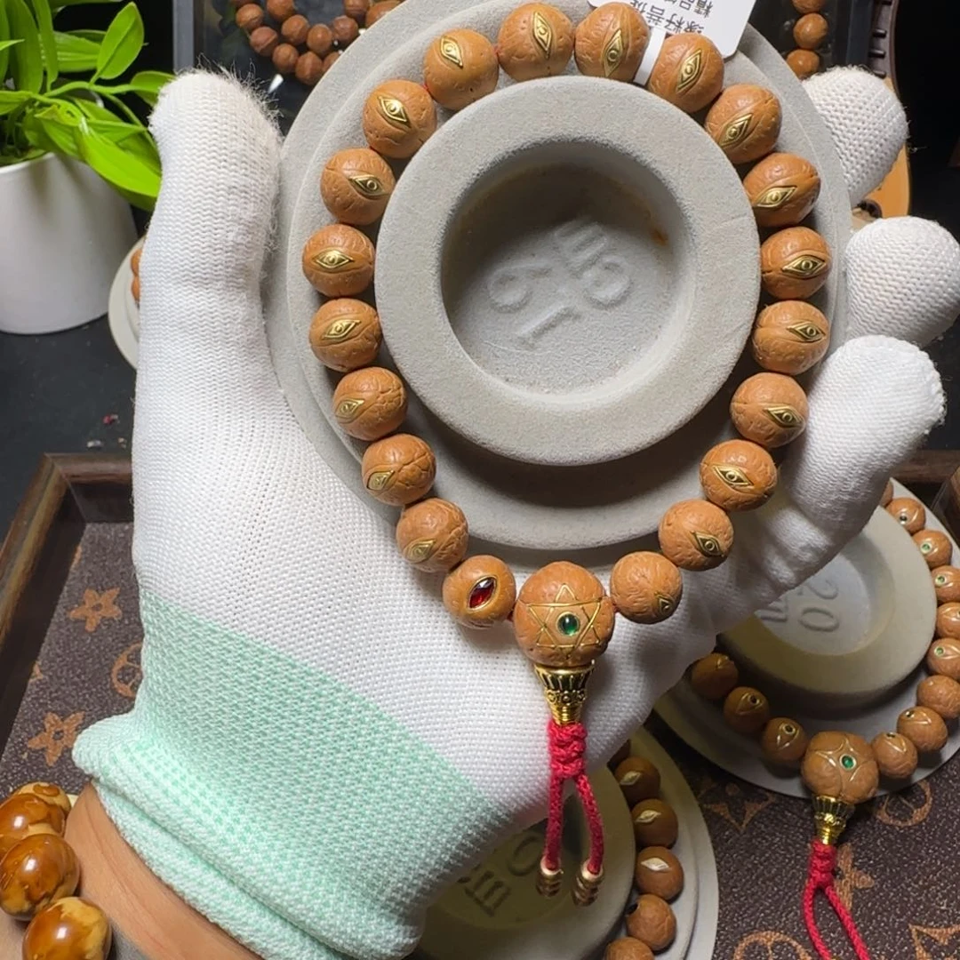 菩提吊坠12mm所以镶嵌款单仓厚皮壳铁籽