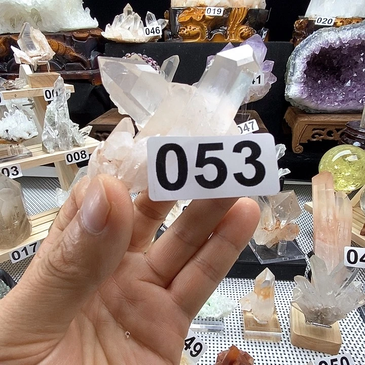 石材天然水晶摆件