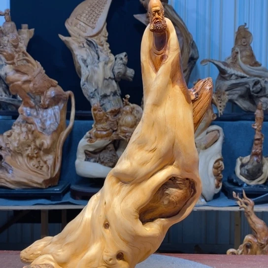 柏木（崖柏）根雕摆件